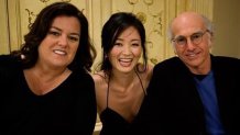 Chee-Yun with Rosie O'Donnell and Larry David for Curb Your Enthusiasm_photo courtesy of Chee-Yun