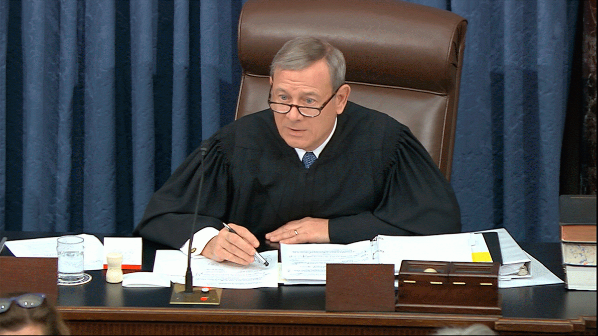 Gavel Time Will Chief Justice Expand His Impeachment Role Nbc