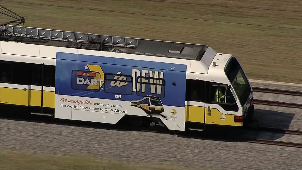 DFW To Dallas DART Ride Begins NBC 5 DallasFort Worth