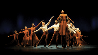 DBDT dancers in orange and white