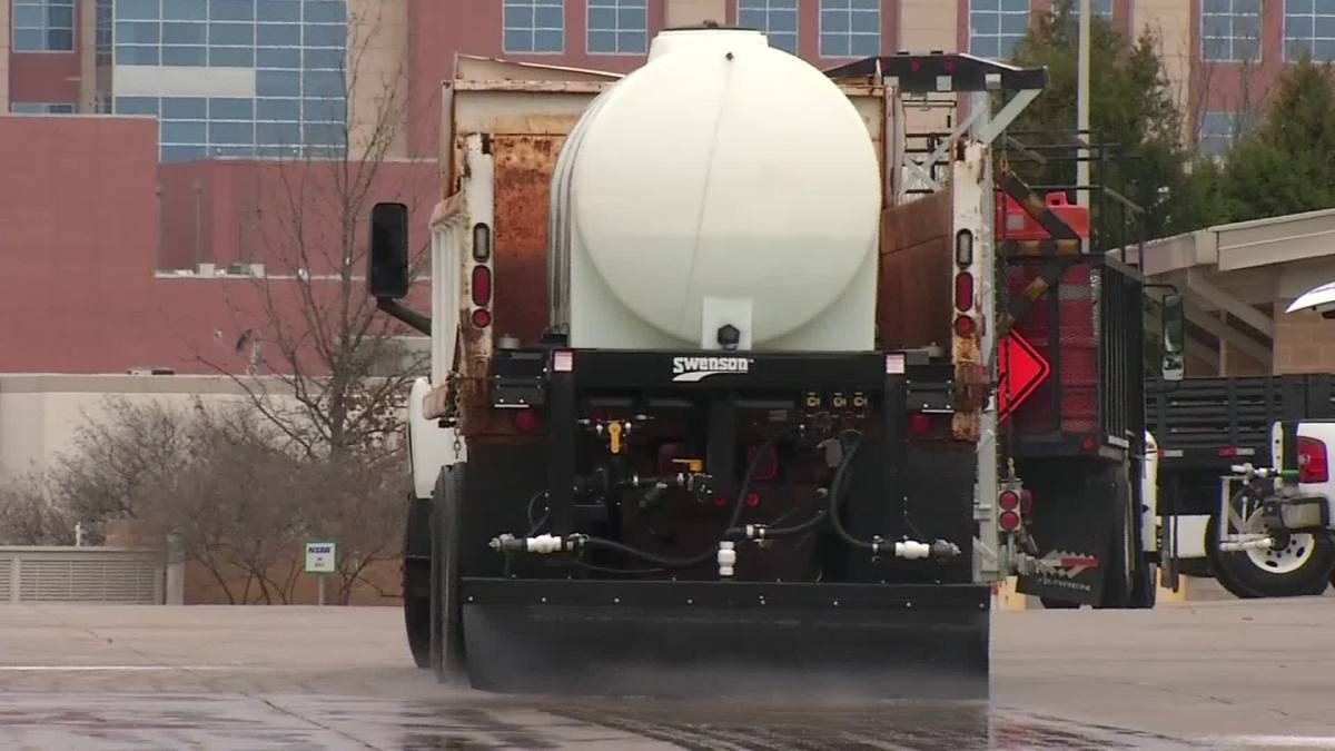 North Texas Roads Treated with Brine Solution NBC 5 DallasFort Worth