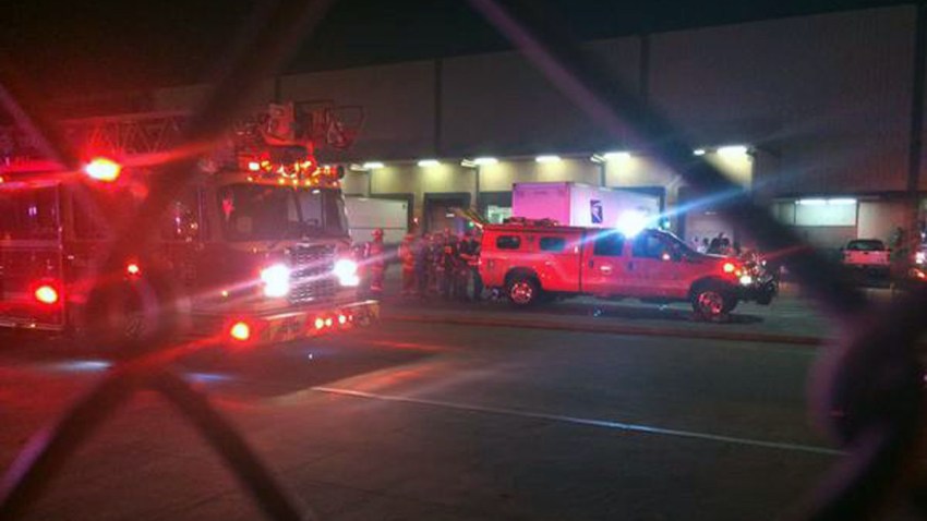 Dallas bulk postal center fire