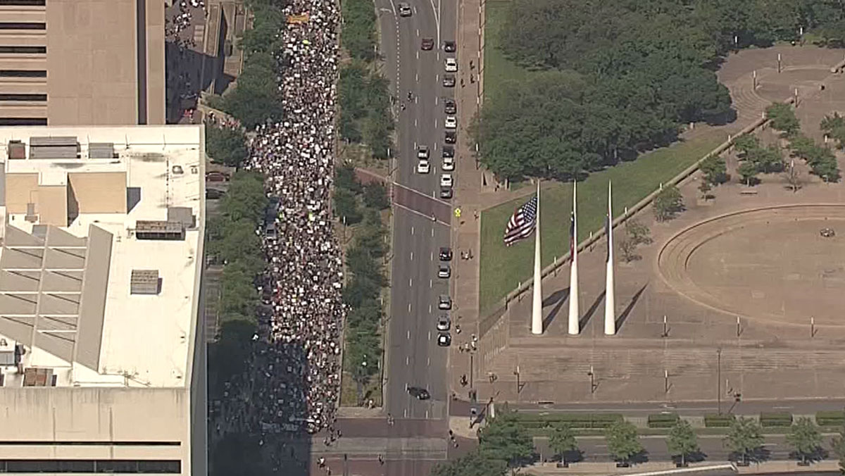 Thousands March Through Downtown Dallas in One of Most Diverse Protests ...