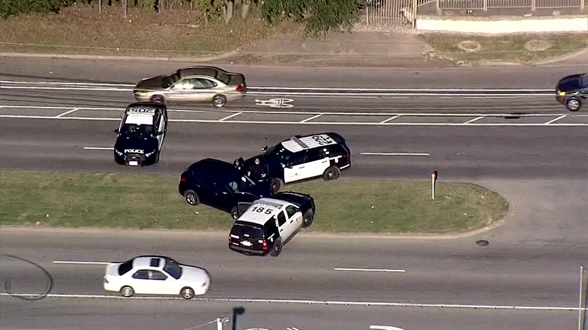 Raw Video High Speed Chase Ends In Dallas Nbc 5 Dallas Fort Worth 9312