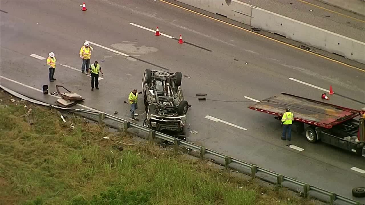 RAW VIDEO Deadly Crash on I30 at Highway 360 NBC 5 DallasFort Worth