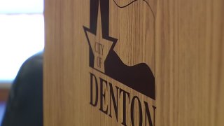 Denton city sign