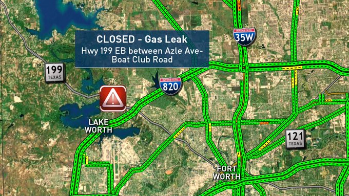 gas leak lake worth
