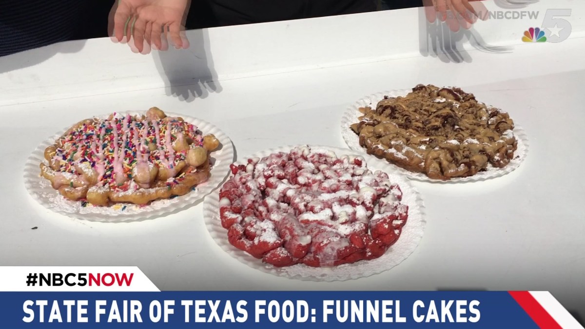 State Fair of Texas Food Day 22, Funnel Cakes NBC 5 State Fair of Texas Food Day 22, Funnel Cakes NBC 5
