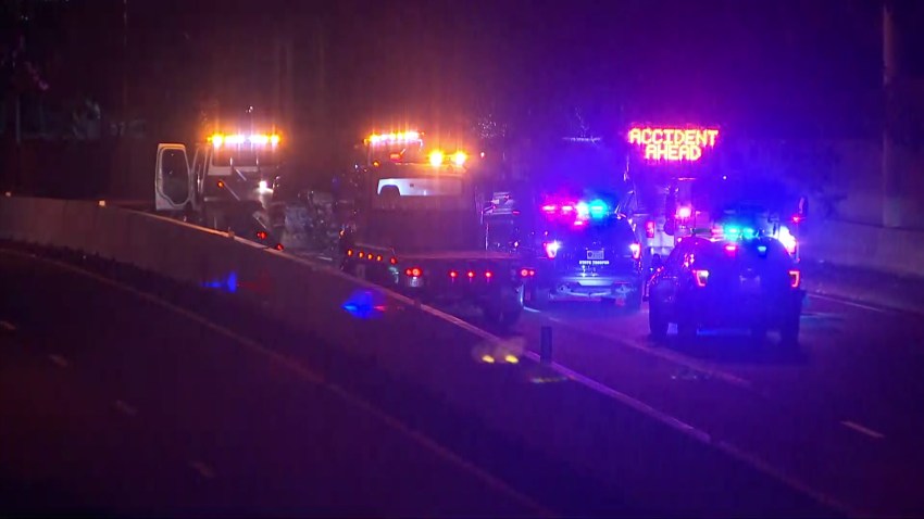 dallas north tollway crash delay