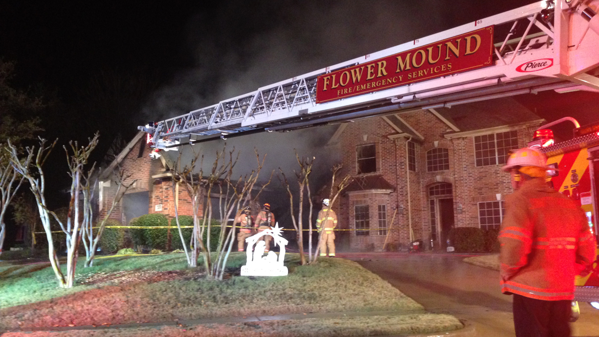 Fire Burns Flower Mound Home NBC 5 DallasFort Worth