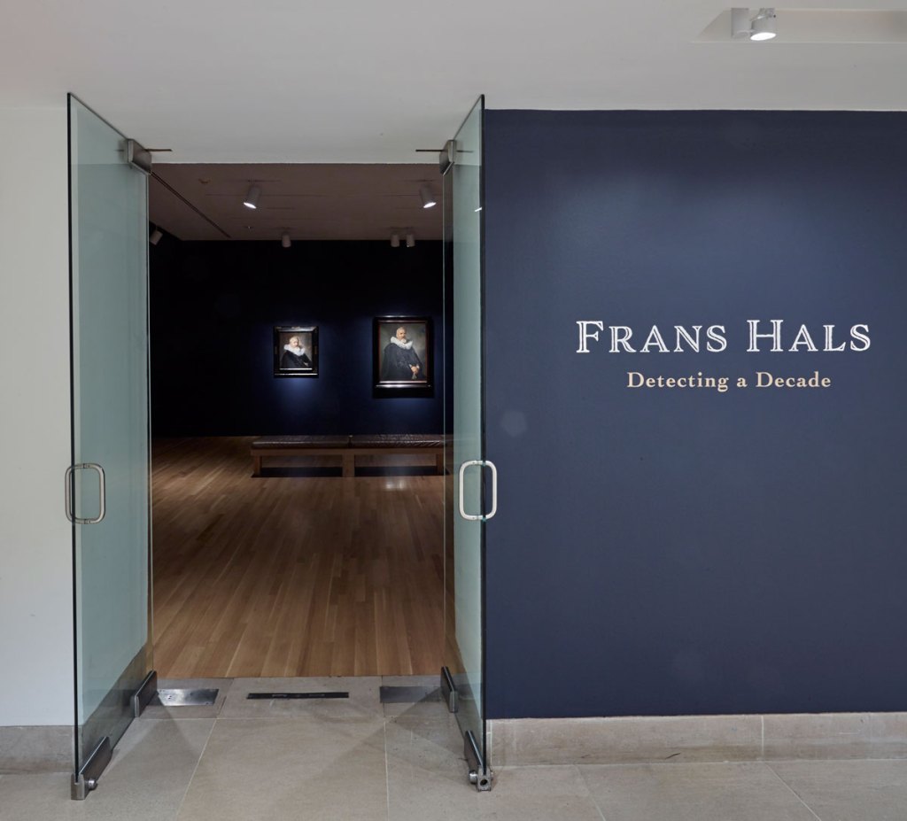 Entrance to Frans Hals: Detecting a Decade exhibit at the Dallas Museum of Art.