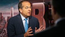 Former Whitewater Independent Counsel Robert Ray, partner at Thompson & Knight LLP, speaks during a Bloomberg Television interview in New York, U.S., on Wednesday, Aug. 22, 2018. Ray examined the potential fallout for President Donald Trump from the guilty verdict returned against Paul Manafort and the guilty plea from Trump's former personal lawyer Michael Cohen. Photographer: Christopher Goodney/Bloomberg