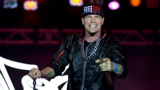 Vanilla Ice performing onstage