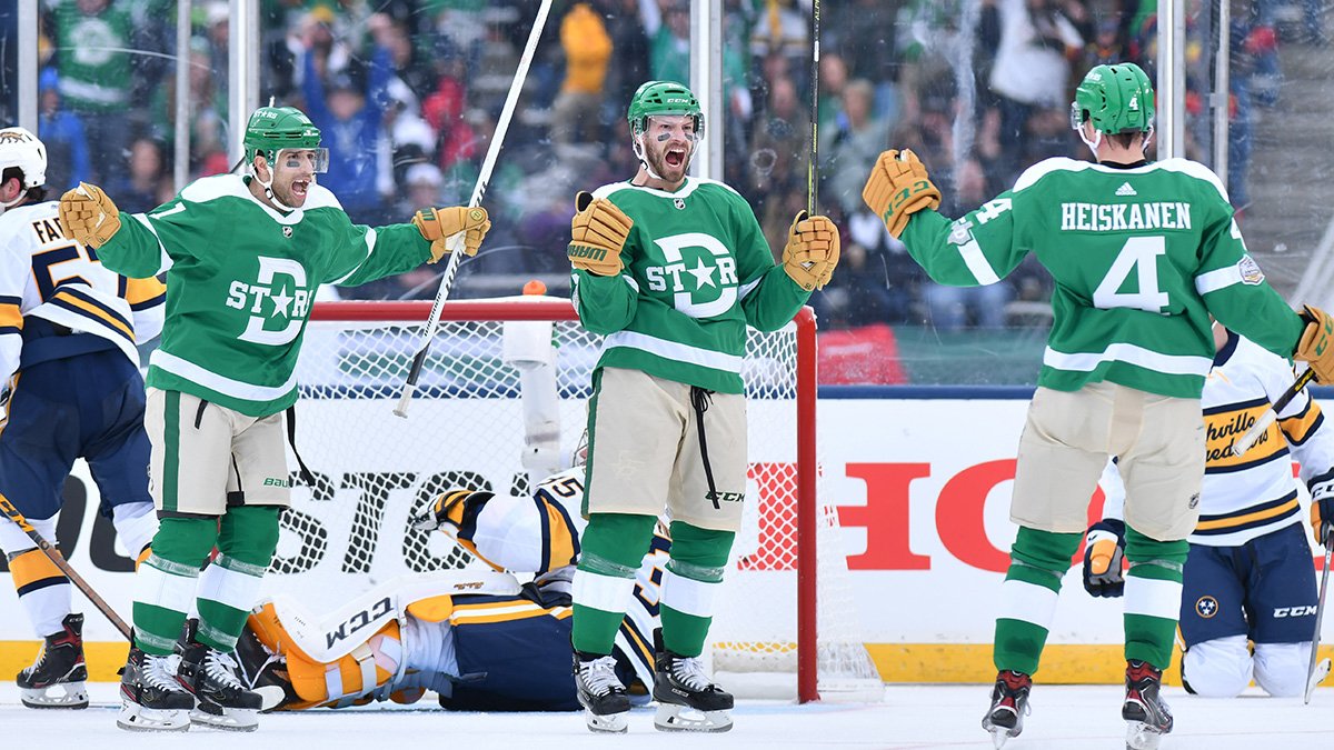 Dallas Stars Overcome Slow Start Win Annual Winter Classic NBC 5 Dallas Stars Overcome Slow Start Win Annual Winter Classic NBC 5
