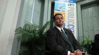 Former lobbyist Jack Abramoff participates in a discussion at Public Citizen on Feb. 6, 2012, in Washington, DC.