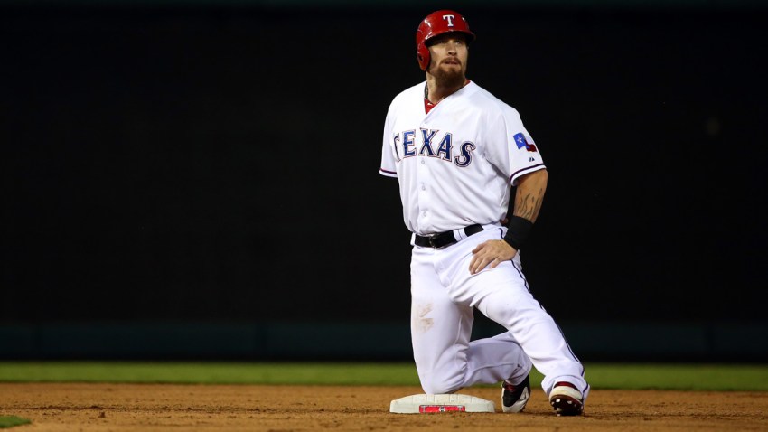 Hamilton Stretches After Hit 7th Inning
