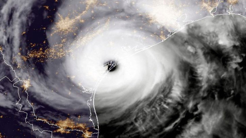 Hurricane Harvey Slams Texas Gulf Coast