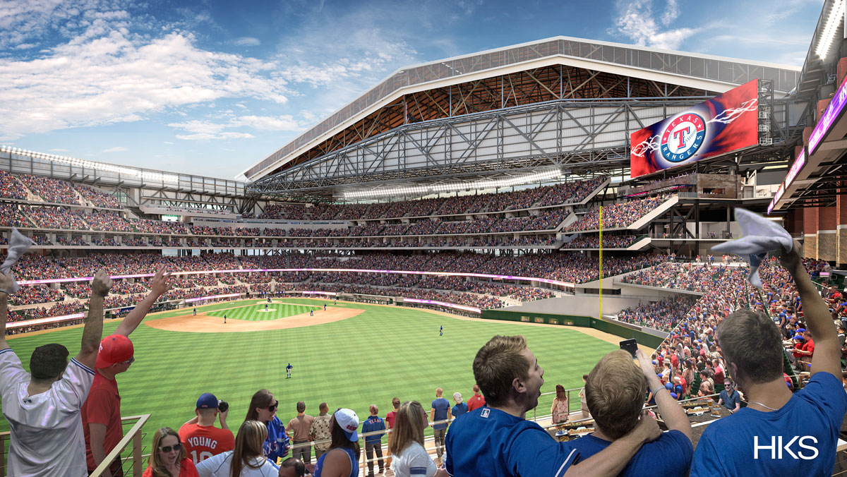 Latest Renderings of the New Globe Life Field NBC 5 DallasFort Worth