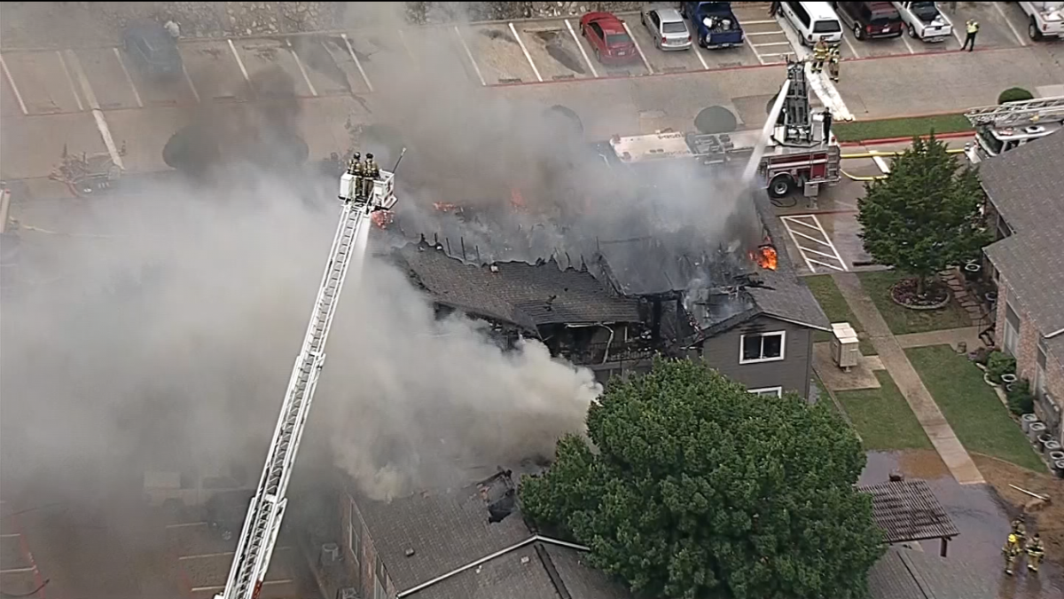 3-Alarm Fire Blazes Through Grapevine Apartment – NBC 5 Dallas-Fort Worth