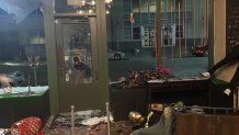 Princess Pope's store ransacked by looters.