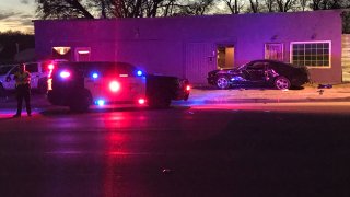 One person was killed and another was injured Friday, Feb. 21, 2020, in a crash involving a vehicle in the 2300 block of South Riverside Drive.