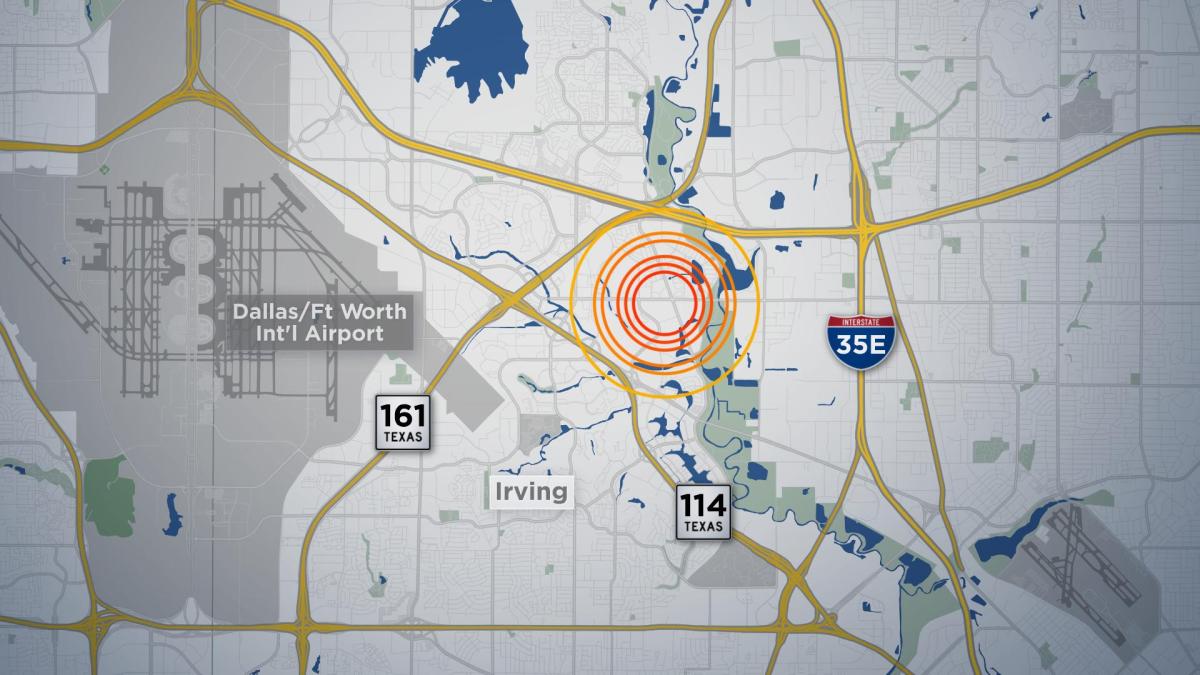2.7 Magnitude Earthquake Reported in Irving NBC 5 DallasFort Worth