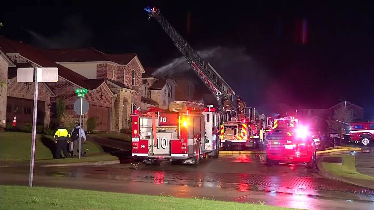 Lightning Sparks String of North Texas House Fires NBC 5 DallasFort