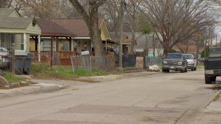 Witnesses told police that they were in their front patio in the 3400 block of Chicago Street shortly before midnight when three people approached the house.