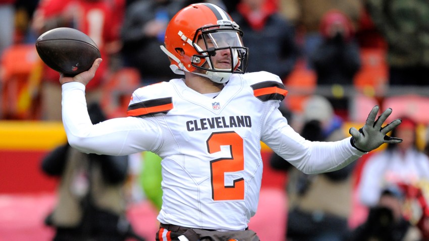 Browns Manziel Vegas Football