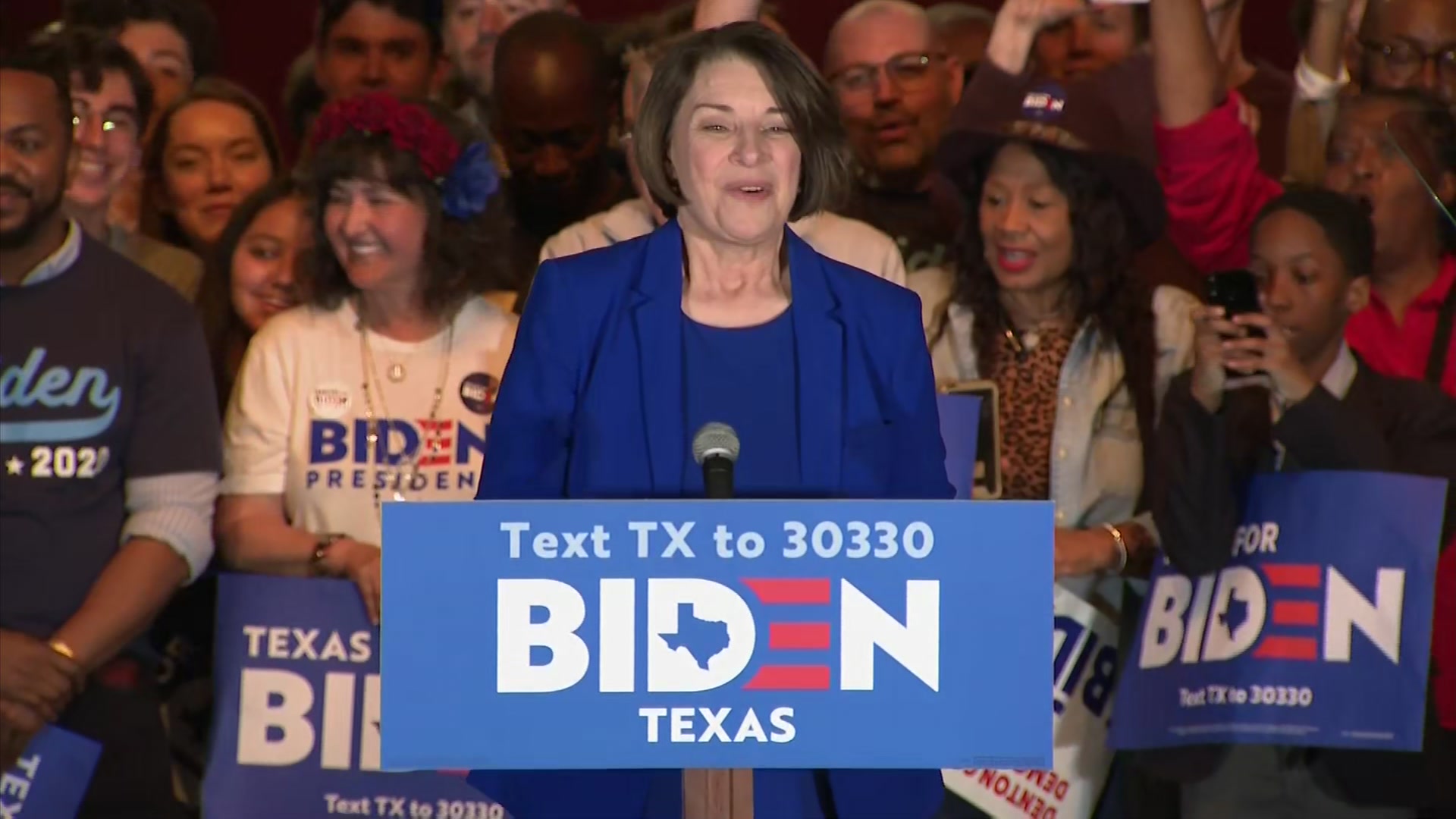 O Rourke Klobuchar Endorse Biden At Rally In Dallas Nbc 5