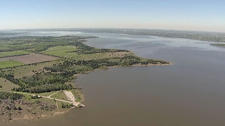 Parks Boat Ramps Reopen At Lavon Lake NBC 5 Dallas Fort Worth   Lake Lavon Aerial 032612 