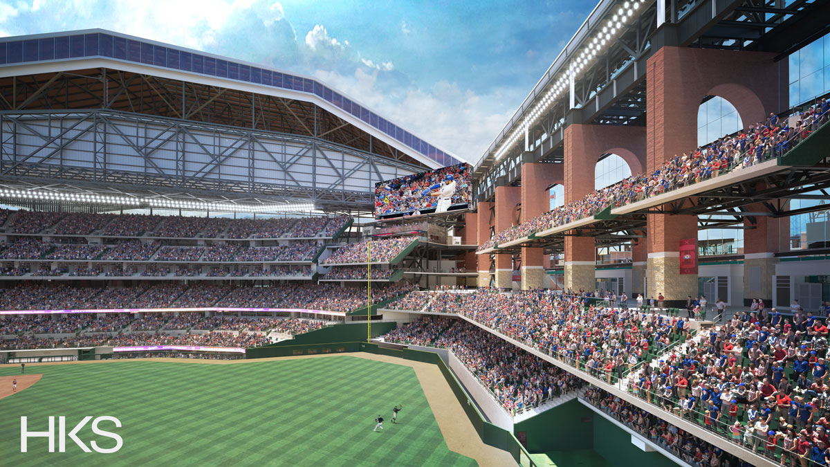 Latest Renderings of the New Globe Life Field NBC 5 DallasFort Worth