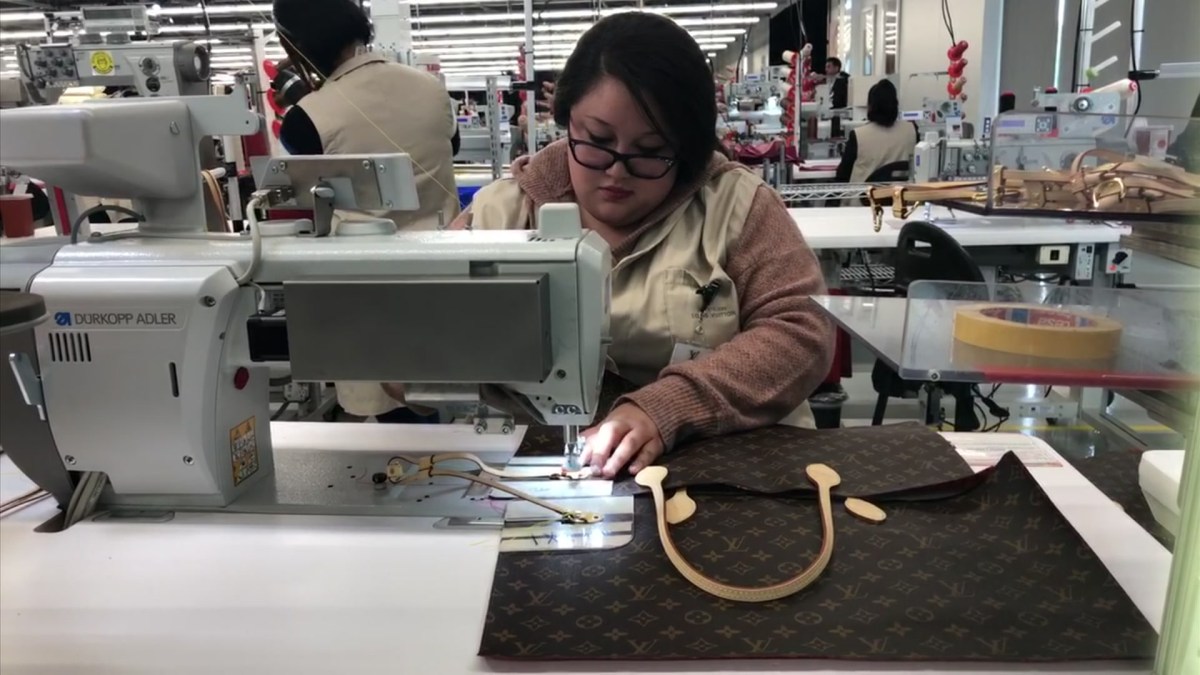 Raw Video: Inside Louis Vuitton Facility in Keene – NBC 5 Dallas-Fort Worth
