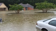 Louisiana Flooding McClarty Front Yard