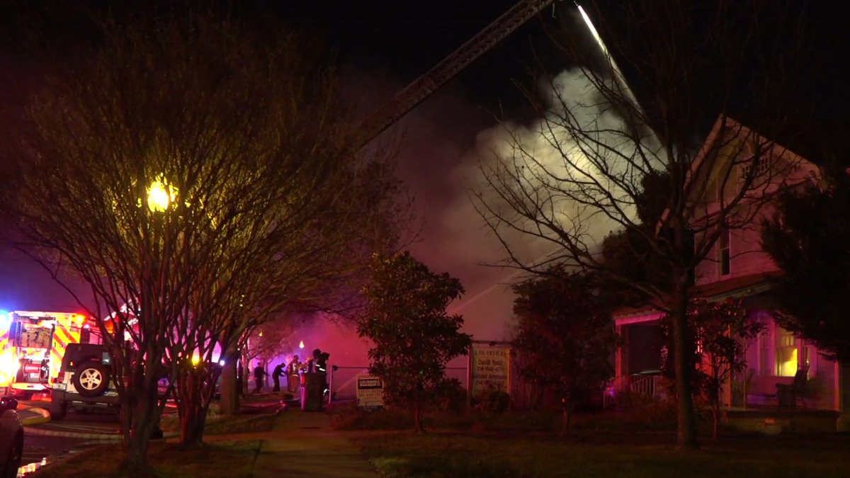 Four People Rescued from House Fire in Dallas NBC 5 DallasFort Worth