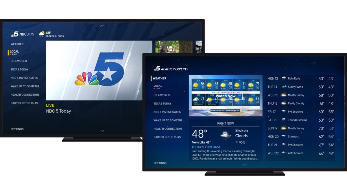 NBC 5 DFW Launches Live News on Roku and Apple TV Apps ...
