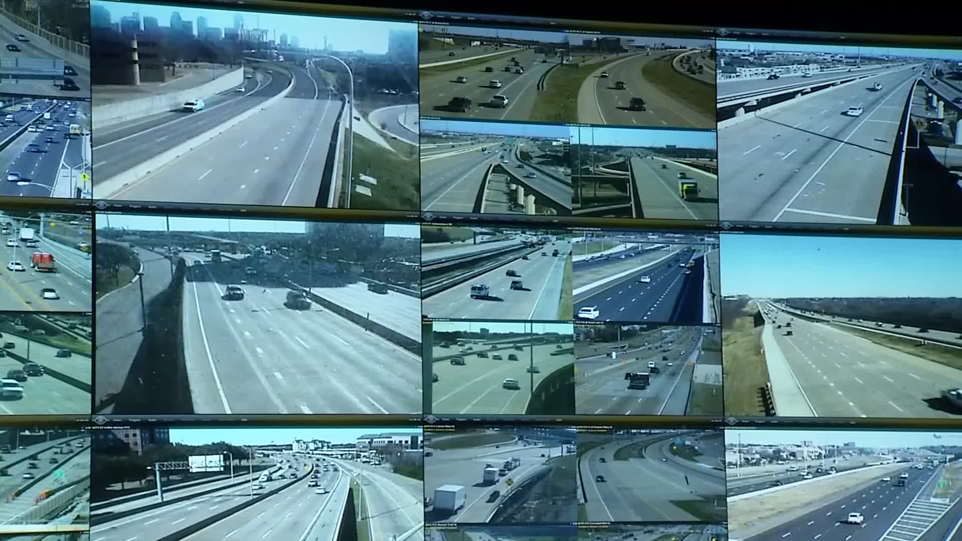 Thousands Of Cameras Monitoring North Texas Roadways NBC 5 Dallas   NTTA Safety Ctr 