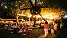 Nasher Garden late night