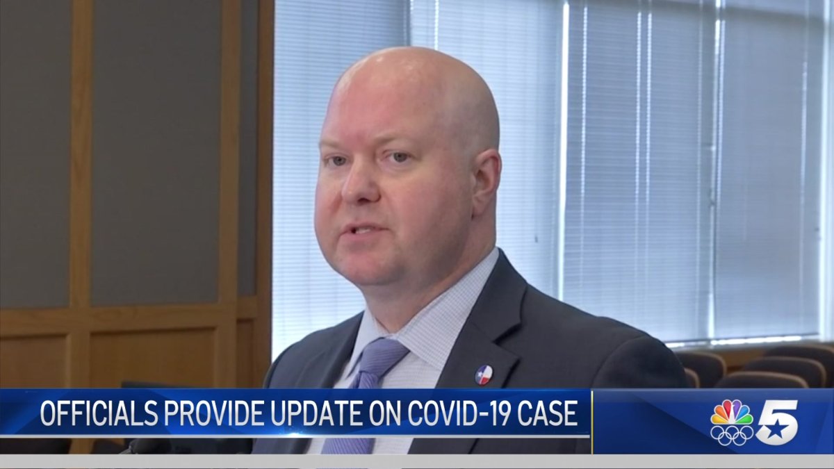 Collin County Judge Discusses Presumptive COVID19 Case NBC 5 Dallas