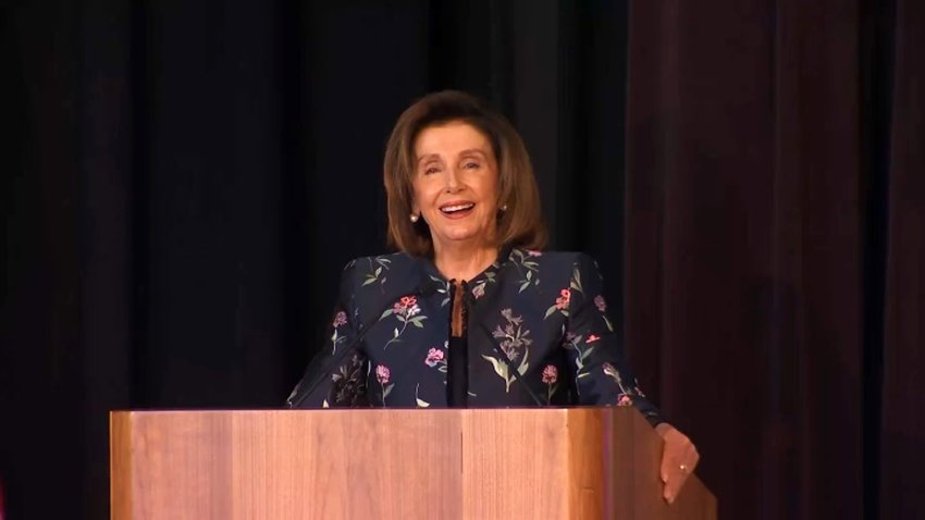 Speaker of the House Nancy Pelosi visited San Francisco Sunday before heading back to the nation’s capital with what she said is the backing of a vast majority of Americans who are demanding a full and fair impeachment trial in the senate.