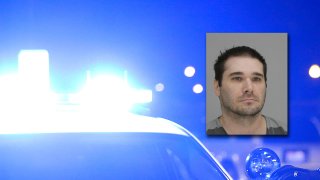 Travis Jahns was arrested on an aggravated assault charge with a deadly weapon.