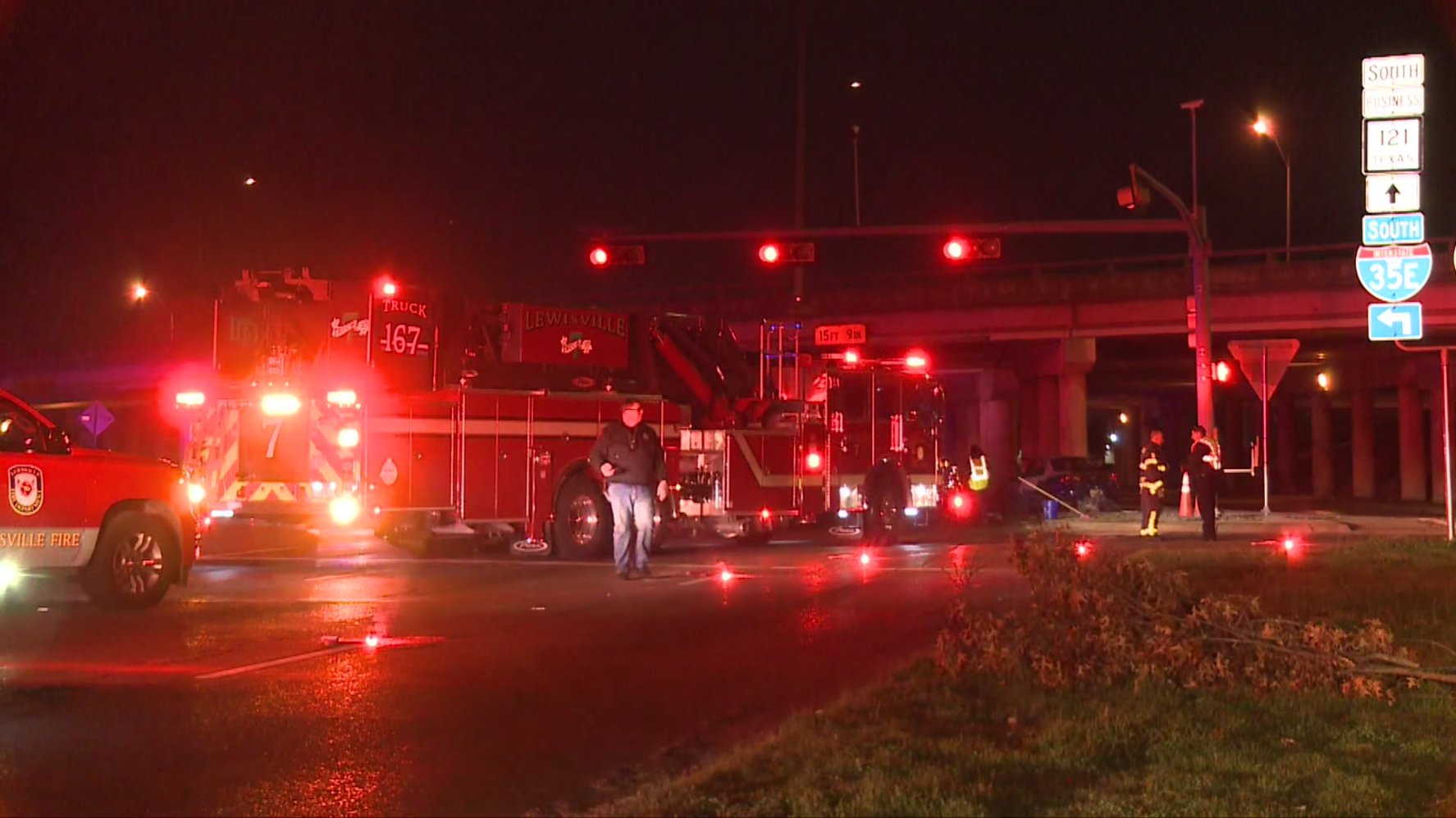 1 Dead in Lewisville Crash Near I35E NBC 5 DallasFort Worth