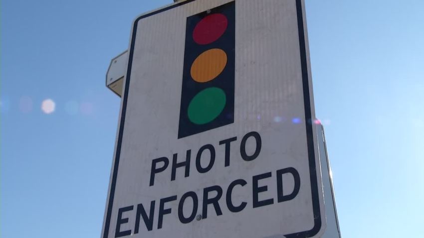 Red Light Camera Sign 010614