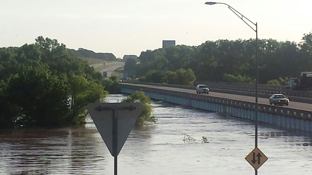 Red River at Gainesville Crests Friday Afternoon NBC 5 DallasFort Worth