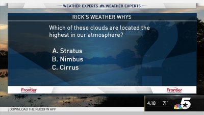 Weather Quiz: Highest Clouds in Atmosphere
