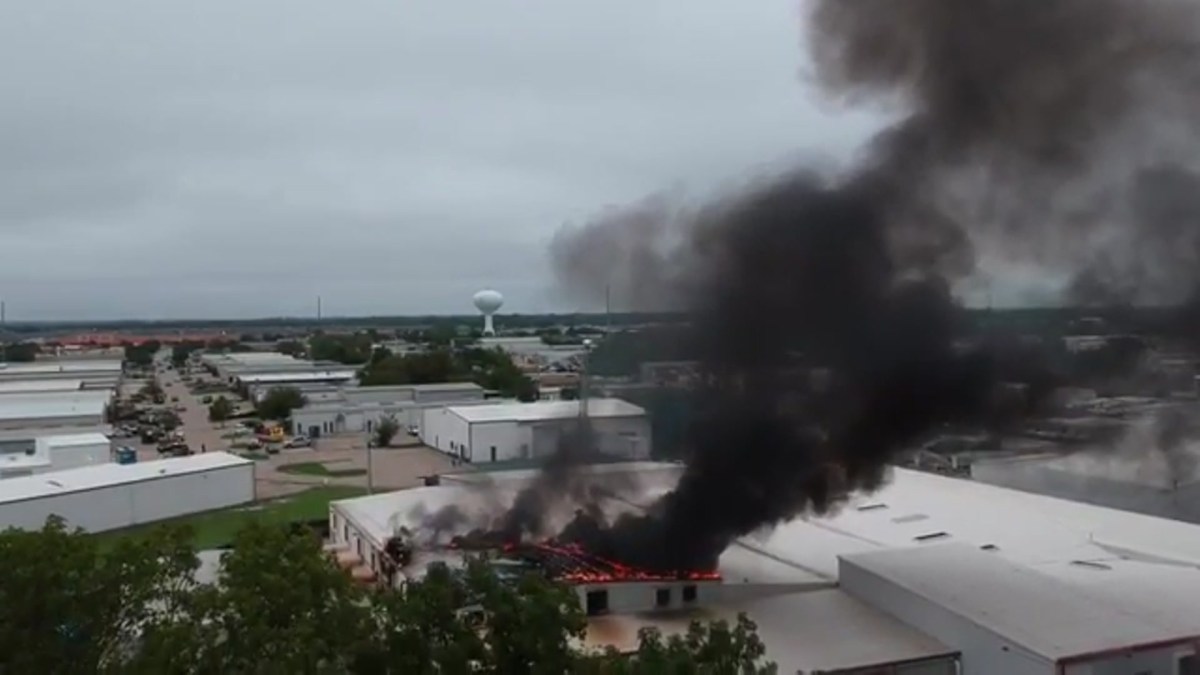 Hazmat Crews Clean Up After Rowlett Fire NBC 5 DallasFort Worth