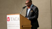 Terry Loftis giving opening remarks at 2019 TACA Perforum