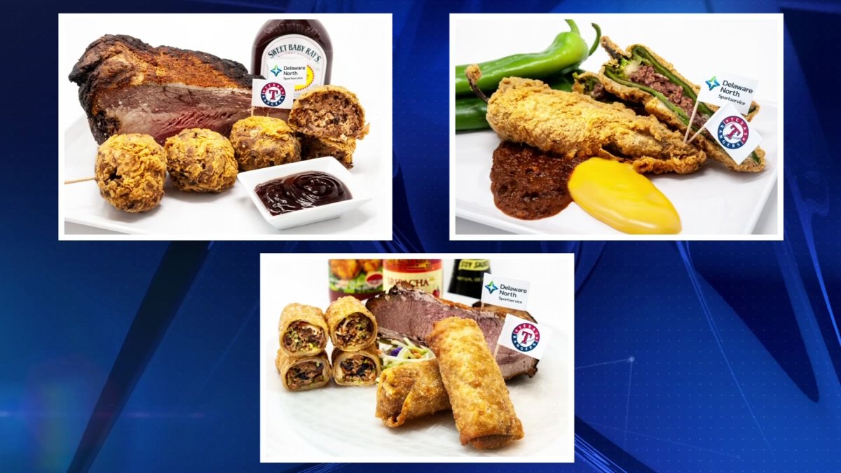 Alligator Corn Dog & Brisket Egg Rolls Among New Food Items at Texas Rangers  Games – NBC 5 Dallas-Fort Worth