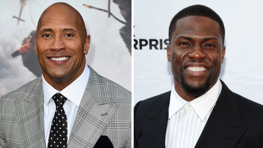 The Rock Kevin Hart