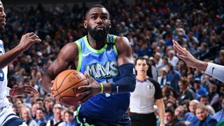 Tim Hardaway Jr. #11 of the Dallas Mavericks handles the ball against the Minnesota Timberwolves on Feb. 24, 2020 at the American Airlines Center in Dallas, Texas.